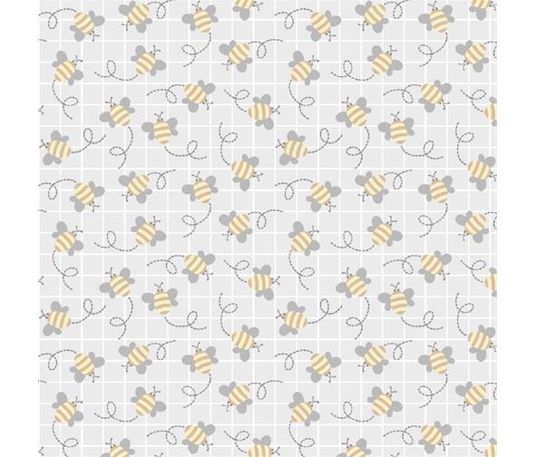 Little Critters - Bees Pale Grey 4295 S