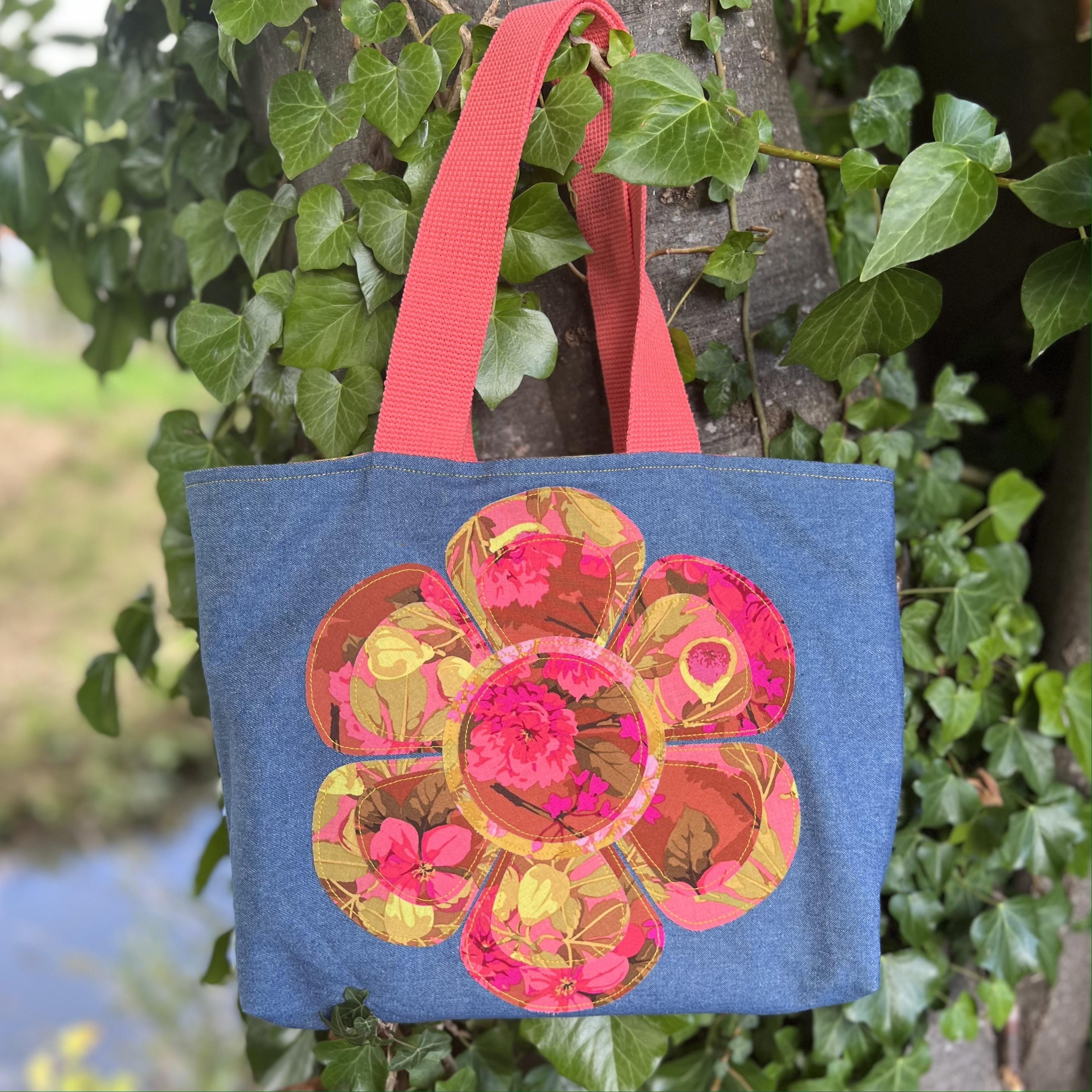 Denim Applique Tote Bag Kit