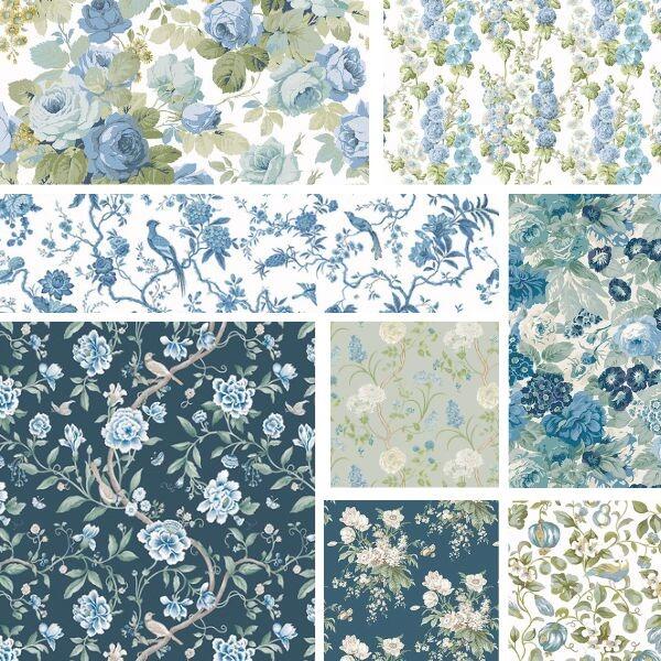 Sanderson - Southwold Blue Collection