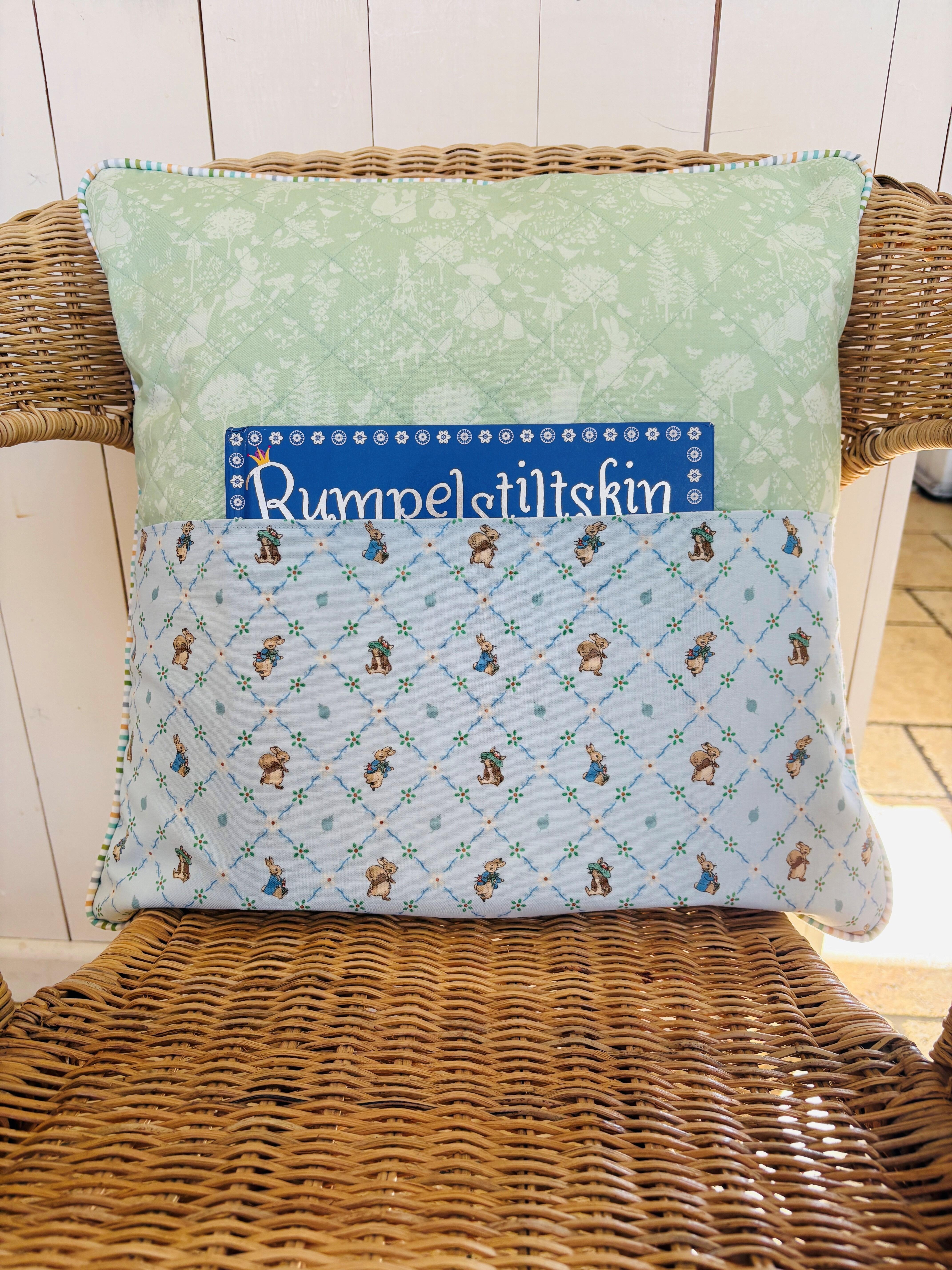Voysey Hexagon Hand Pieced & Redwork Cushion Kit