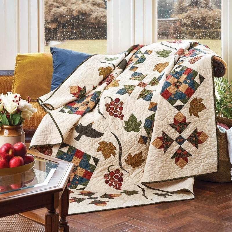 Best of Morris Fall Fabric Pack for The Grape Thieves Quilt (as seen