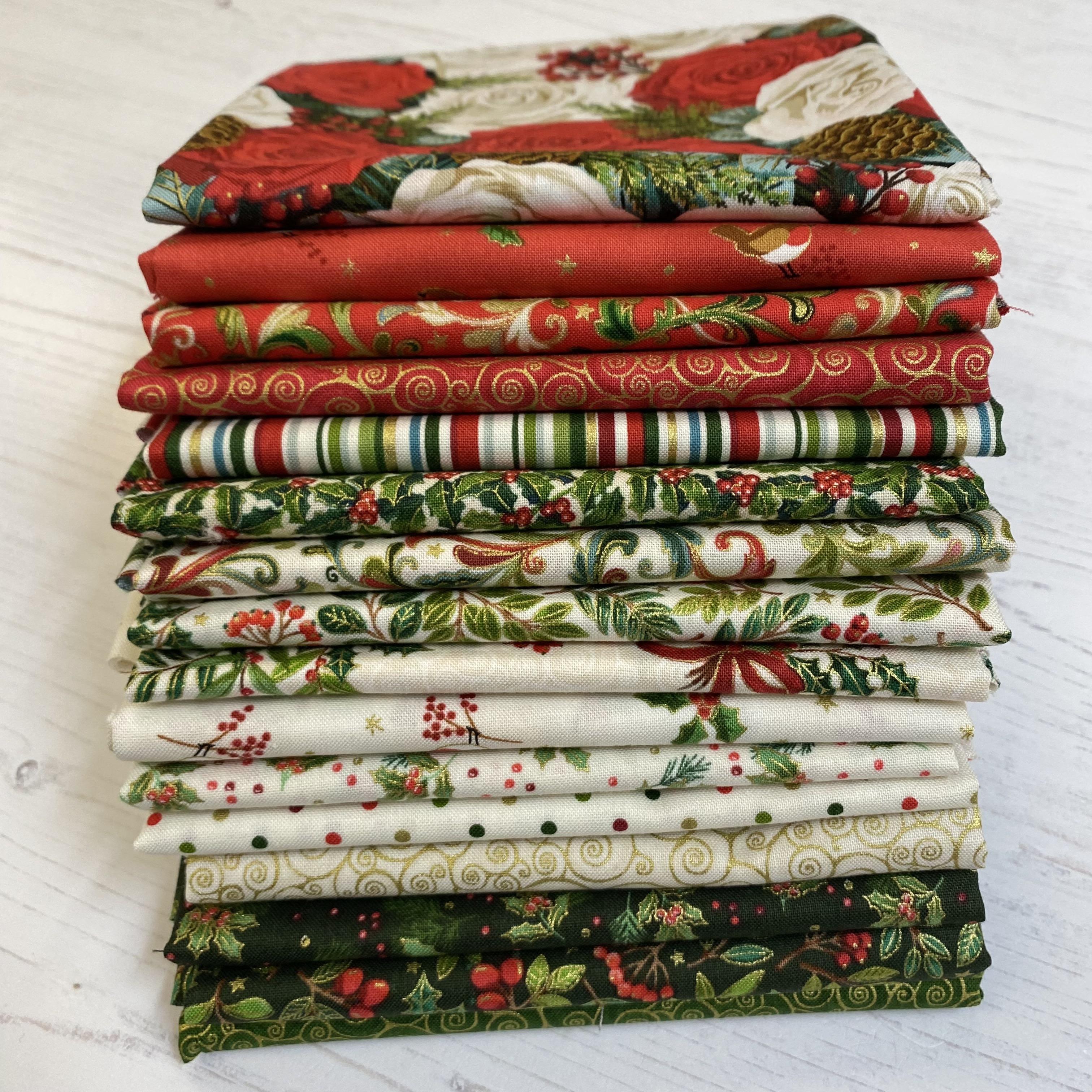 Christmas Classic Foliage Fat Quarter Bundle