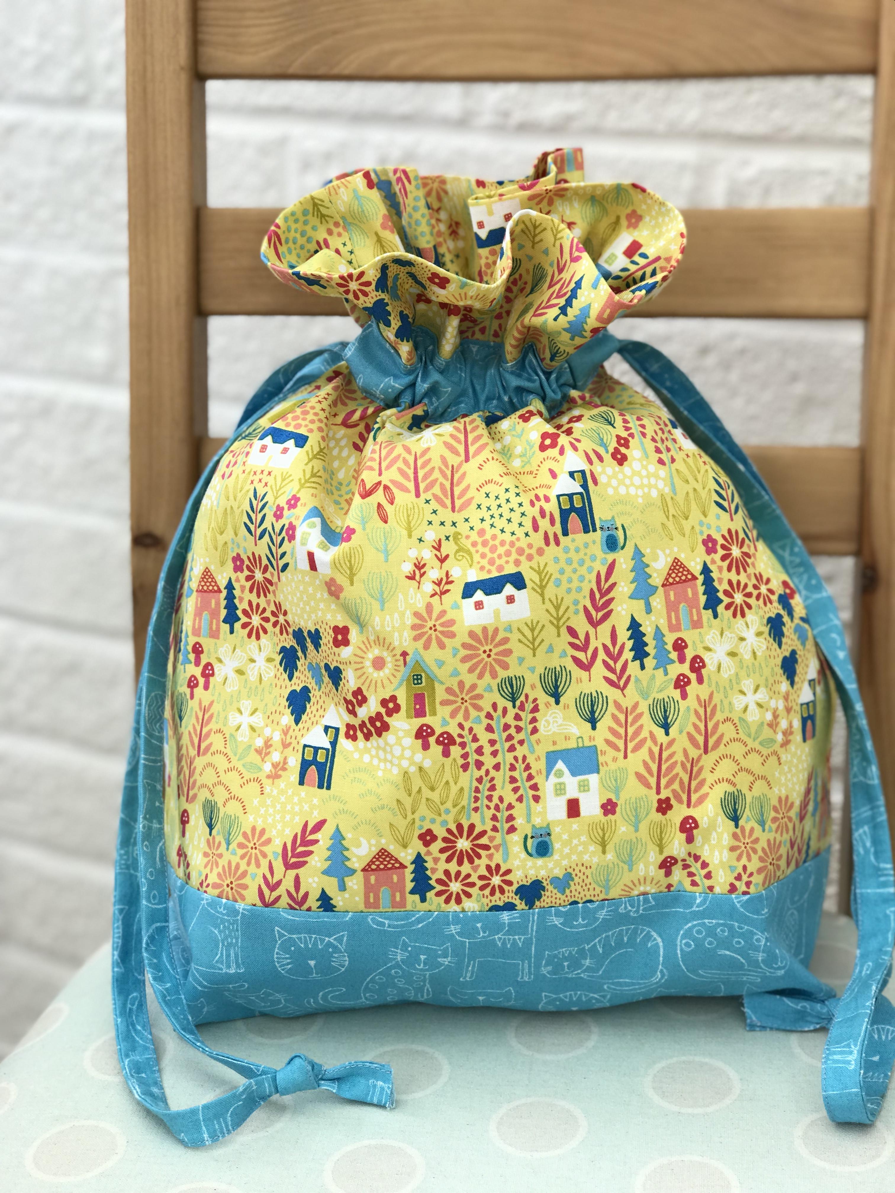 Cats Drawstring Bag Kit