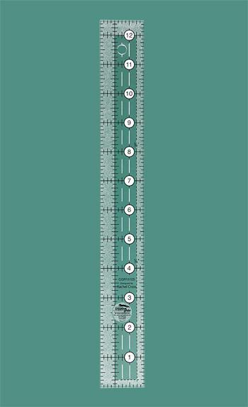 Creative Grid Non-Slip Ruler 1.5 inches x 6.5 inches - Juki Junkies