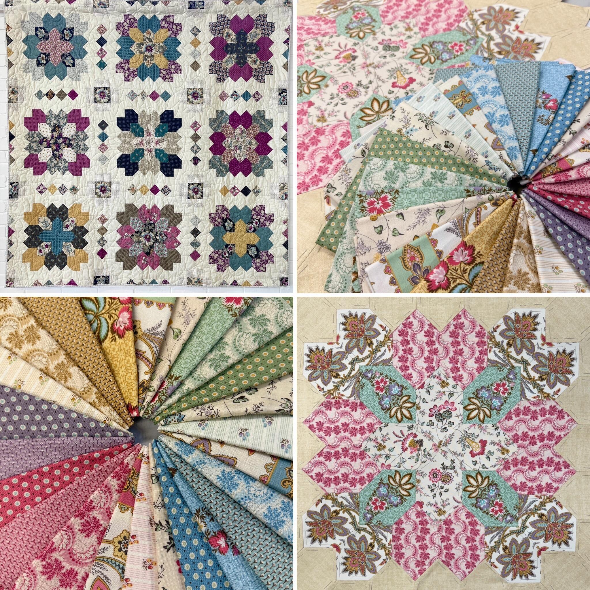 Mini Treasures by Hand : V&A Floor Tiles - Emily Belle fabric by