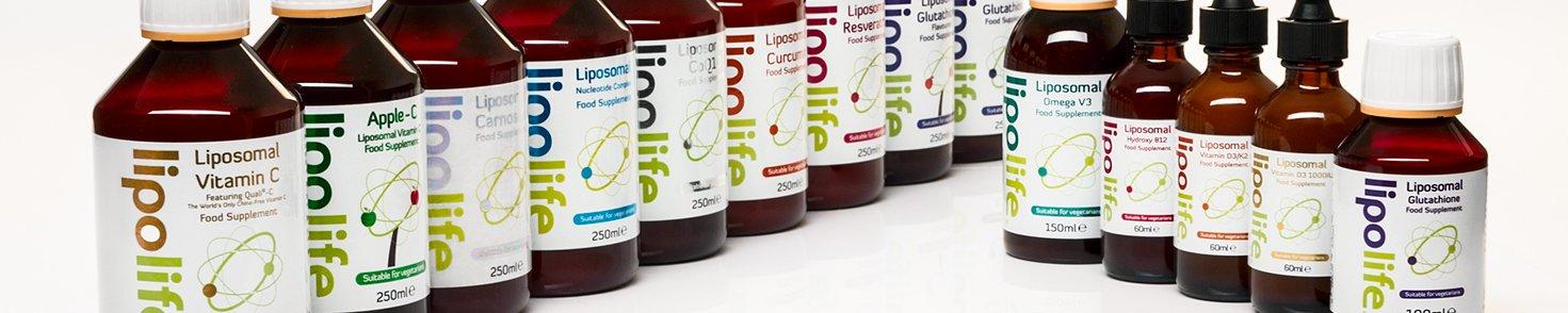 The Lipolife® range was born out of the need to supply high quality, highly absorbable liposomal products, manufactured in Europe, designed to improve health and well-being. The ultimate goal, to create a new class of bio-available supplements, based on scientific research and using exacting nano-particle technology which would provide health benefits never before achieved with natural products