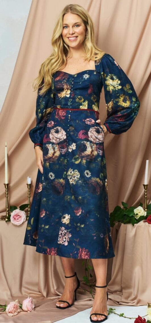 knee length dresses for ladies Hope & Ivy Phillipa Dress