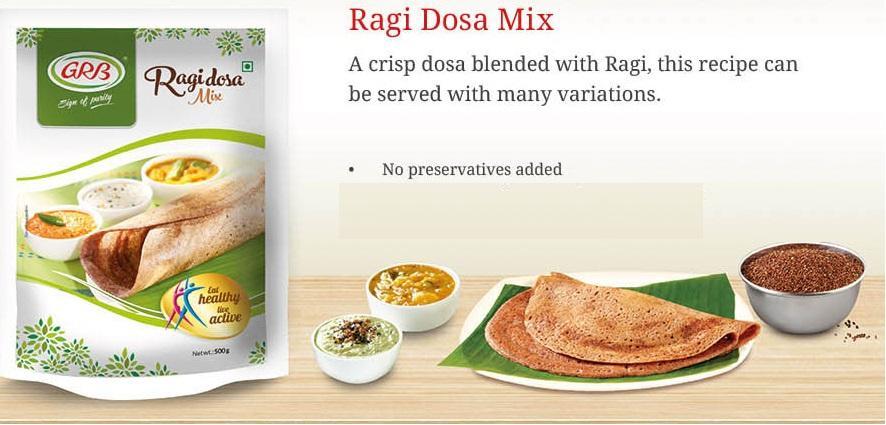GRB Instant Ragi Dosa Mix 500g
