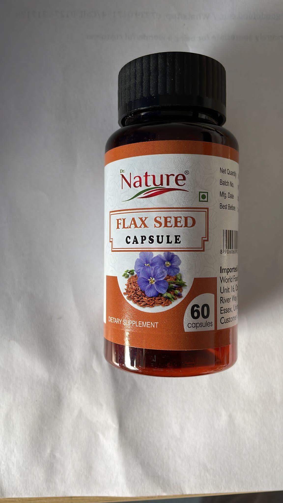 Dr.Nature Flaxseed Capsule 500mg (60 tablets)