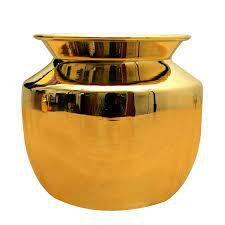 Crown Brass Tumbler (Chembu) 650ml