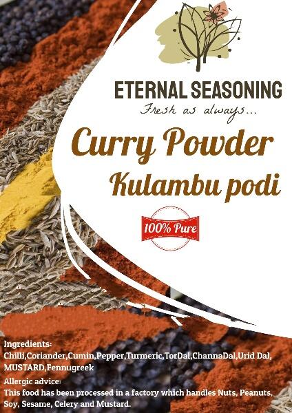 Eternal Seasoning Kulambu Podi/ Curry Powder 150g