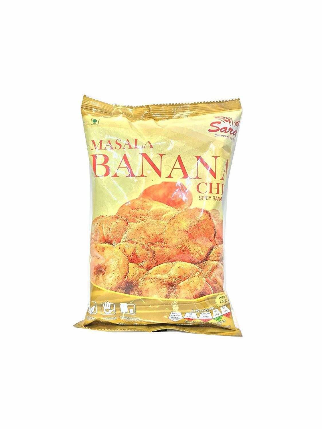 Saras Masala Banana Chips 150g