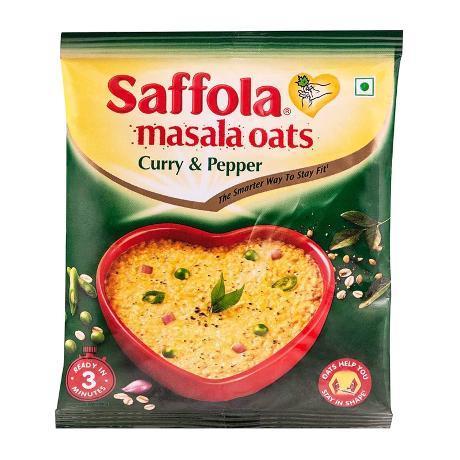Saffola Curry and Pepper Oats 40g