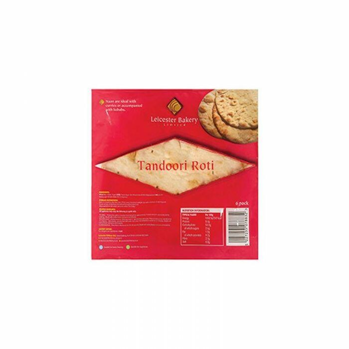 Leicester Bakery Wholemeal Tandoori Roti 6 pcs