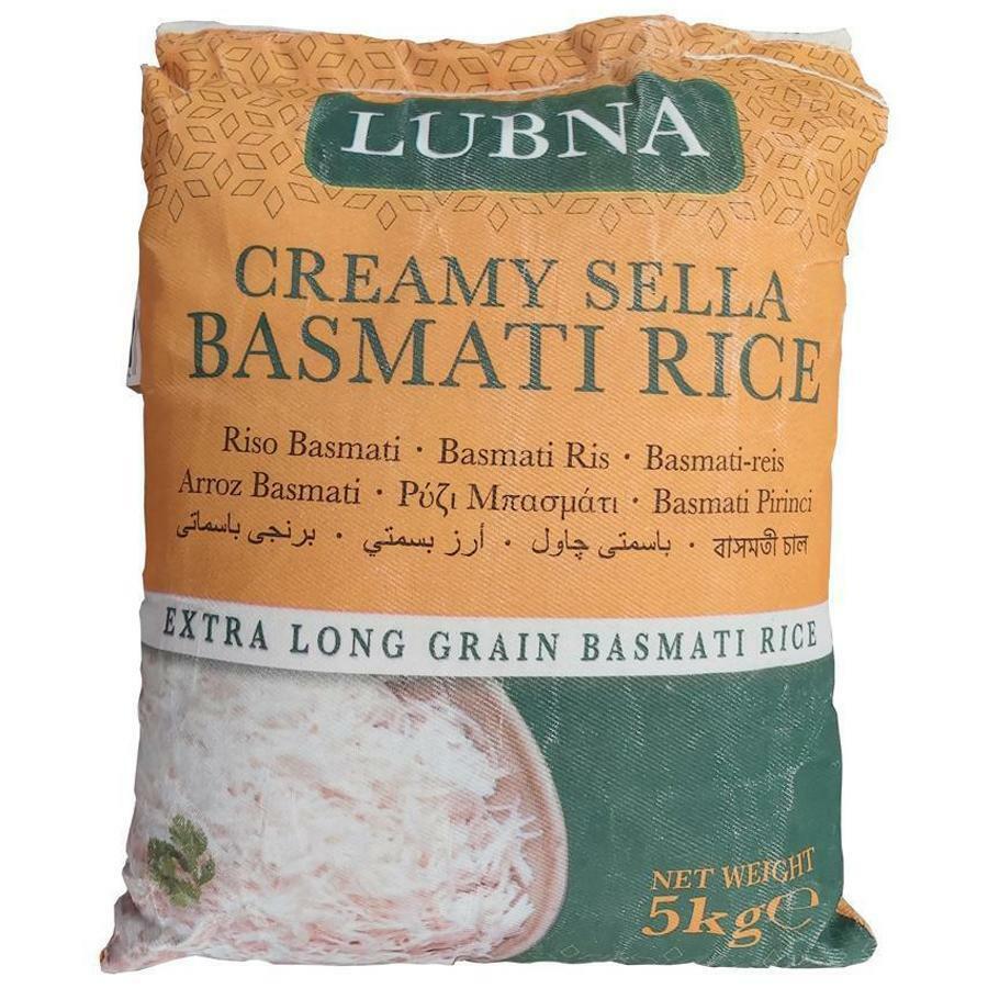 Lubna Creamy Sella Basmati Rice 5kg