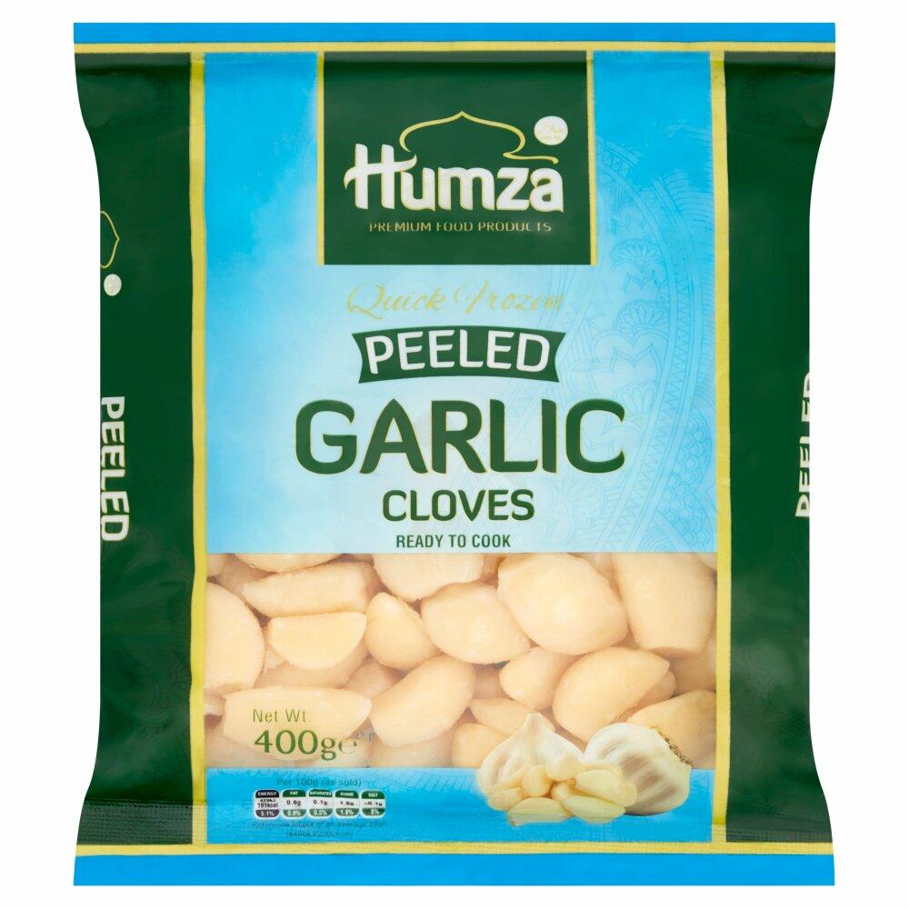 Humza Frozen Peeled Garlic Cloves 1kg