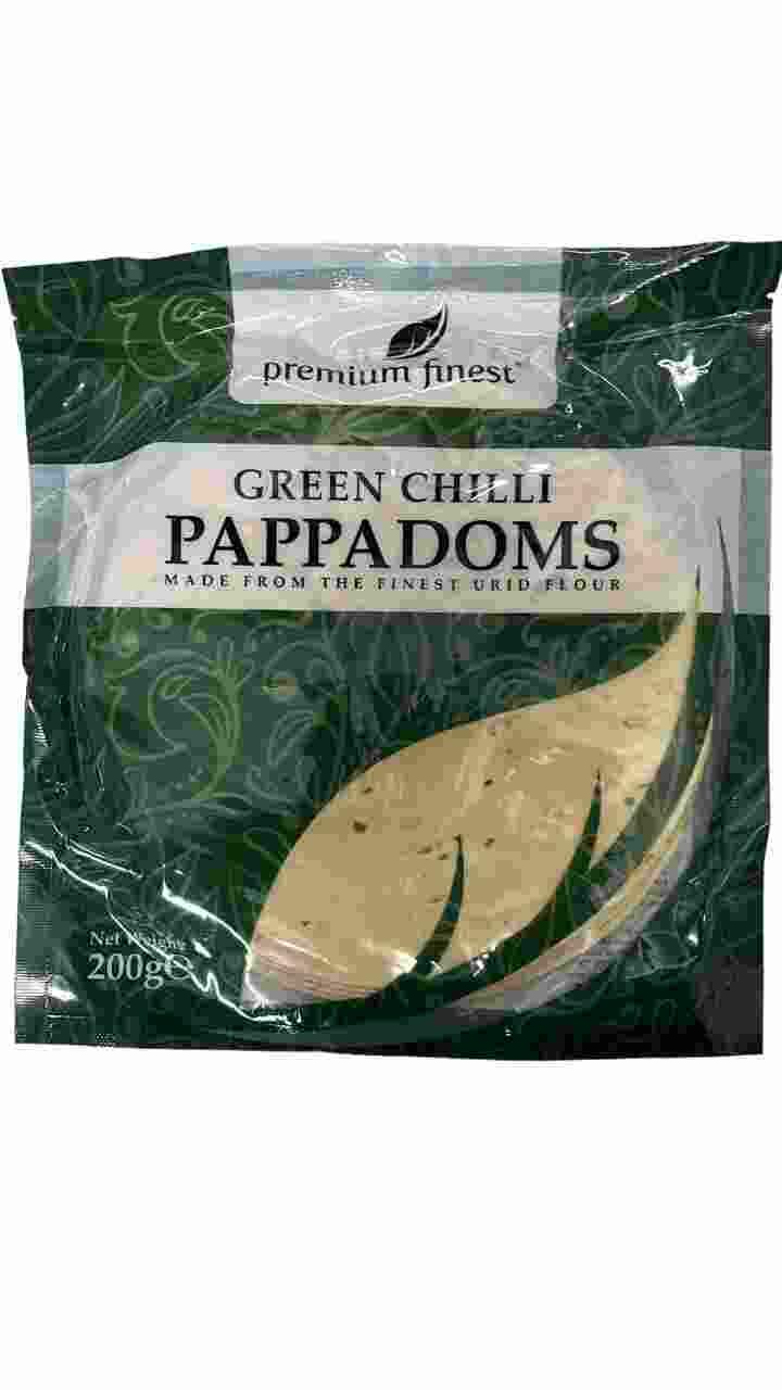 Premium Green Chilli Papad 200g