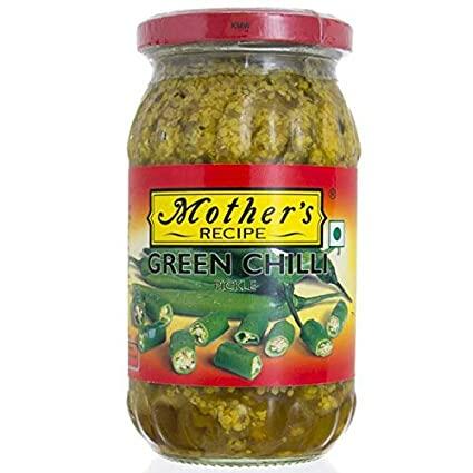 Mothers Recipe Green Chilli Pickle 500g
