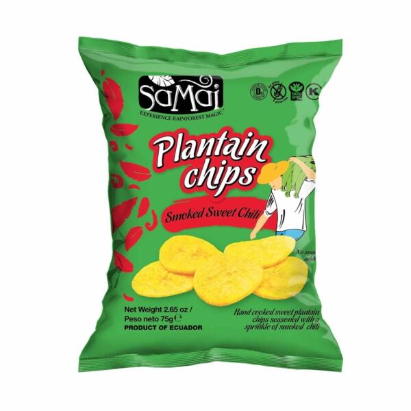 Samai Plantain Chips Chilli 75g