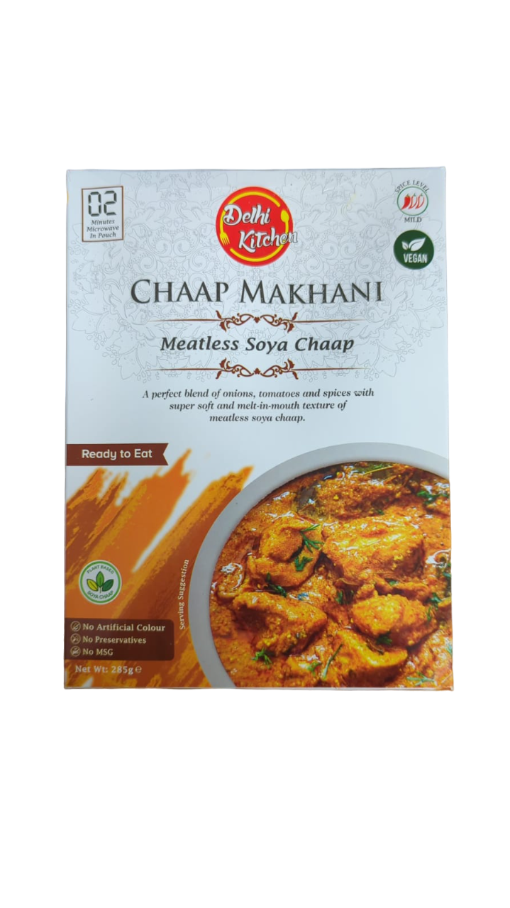 Delhi Kitchen Vegan Soya Chaap Makhani 285g (Ready Meal)