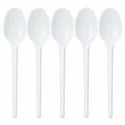 Sugarcane Bagasse Biodegradable White Spoons [Pack of 5]