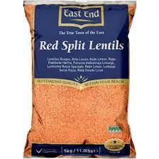 East End Red Split Lentils 1kg