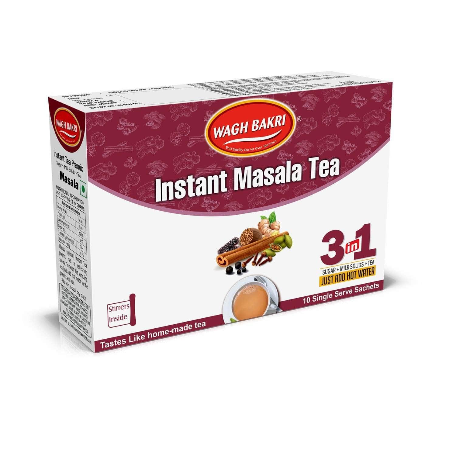 Waghbakri Instant Masala Tea 140g