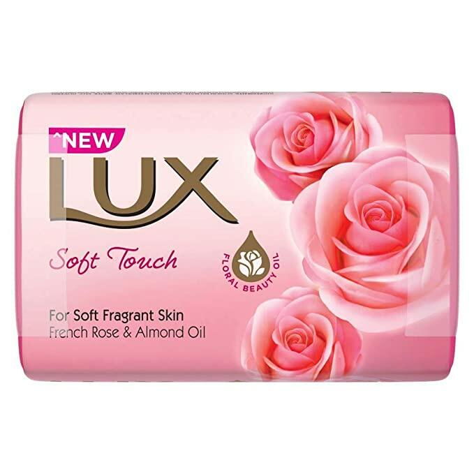 Lux French Rose & Almond Oil Soap Bar 80g