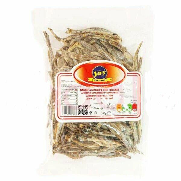 Jay Brand Dried Anchovy (Headless) 200g