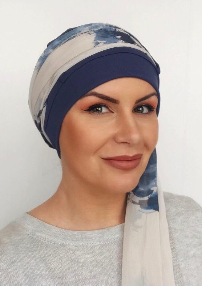 Catherine Headscarf In Blue