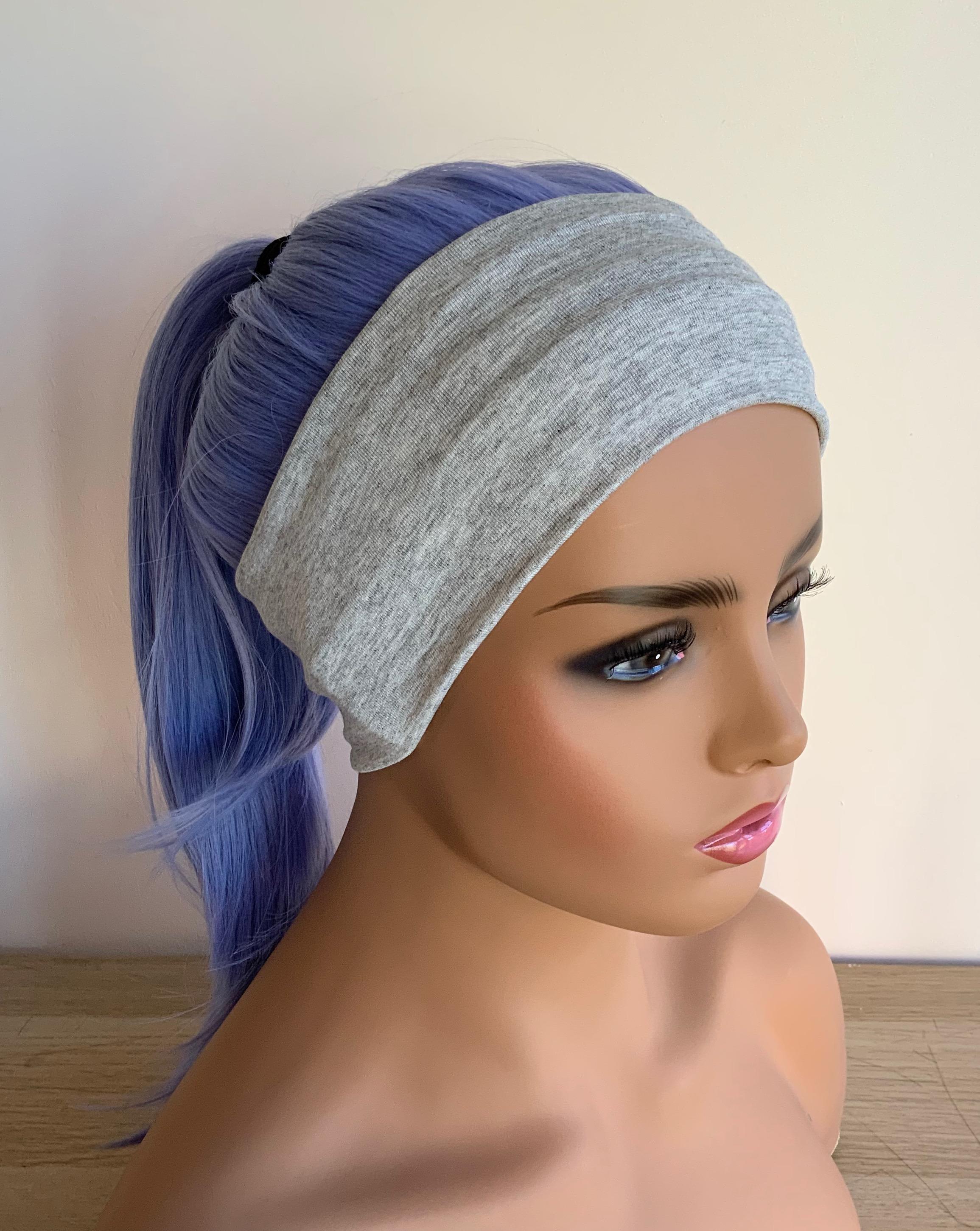 Lilac / blue ponytail wig