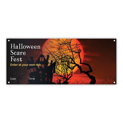 Halloween outdoor banner
