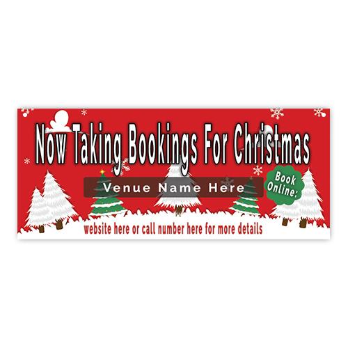 Christmas booking banner