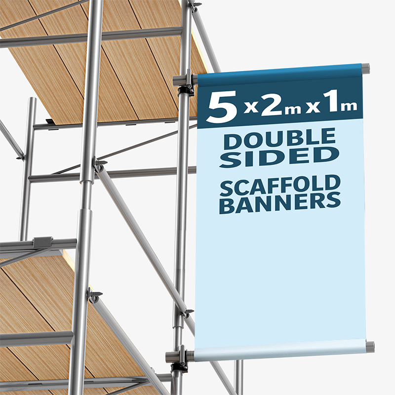 large vertical scaffolding banners