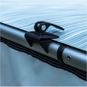 Fabric Clamps on Awning