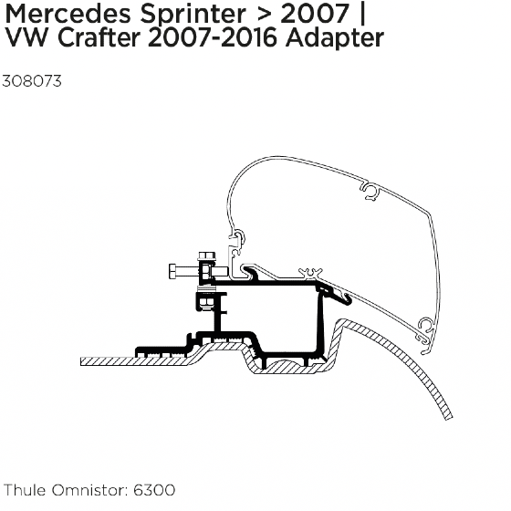 Thule VW Crafter Adapter