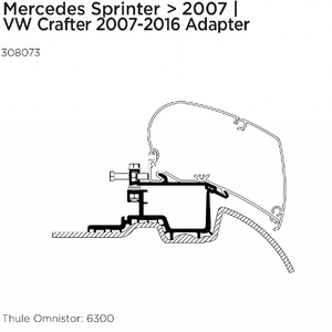 Thule VW Crafter Adapter