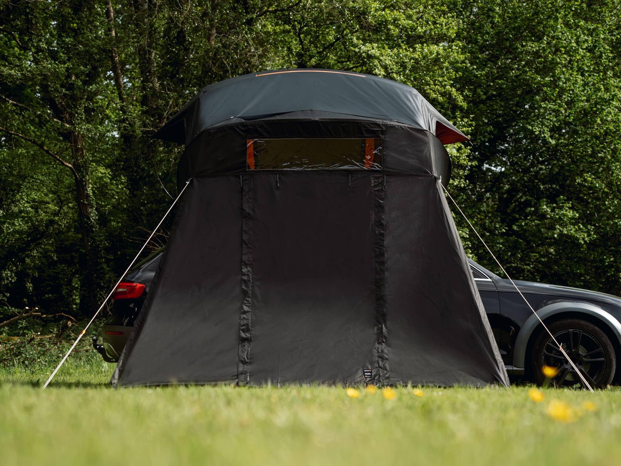 TentBox Lite XL Living Pod: Side View on Car