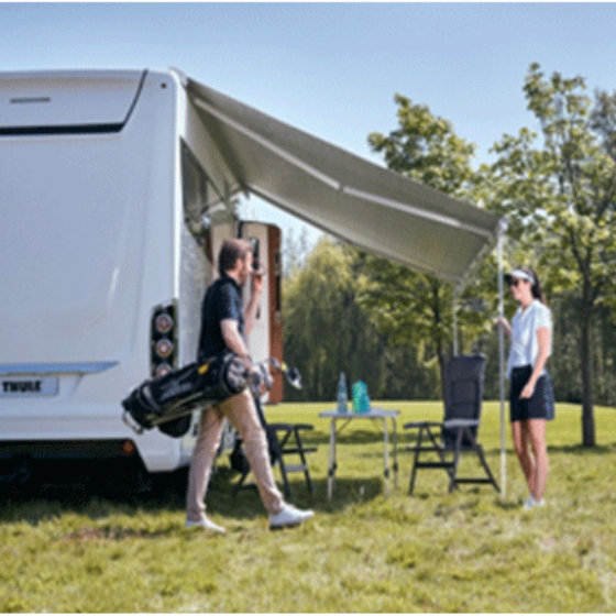 Thule 9200 Motorised Awning - Extended