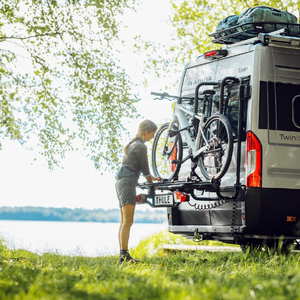Thule Lightboard Van (UK) - On Bike Rack side