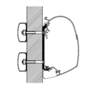 Thule Universal Flat Wall Adapter Bracket