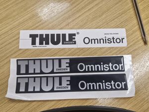 Thule Logo Stickers - White & Black