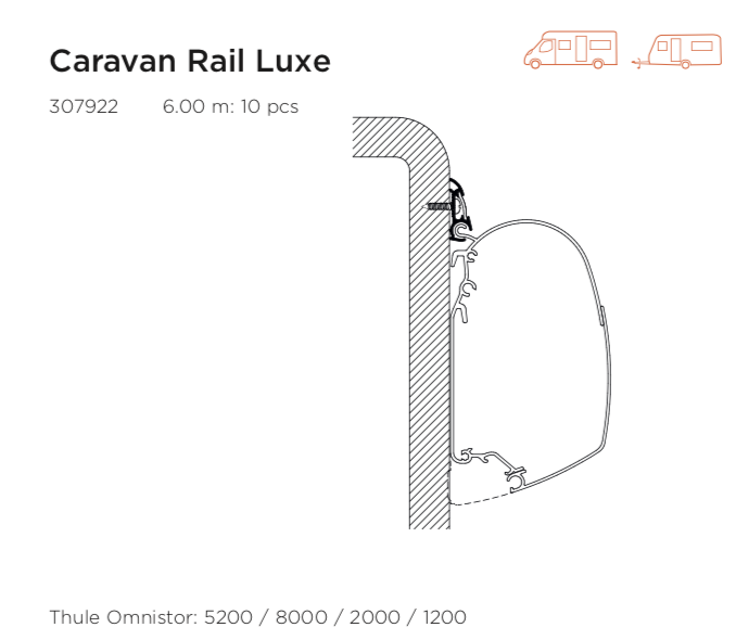 Caravan Luxe Rail
