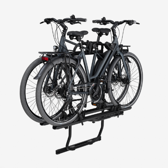 Thule Elite Van XT Black Bike Rack - (VW Crafter > 2017) with bikes