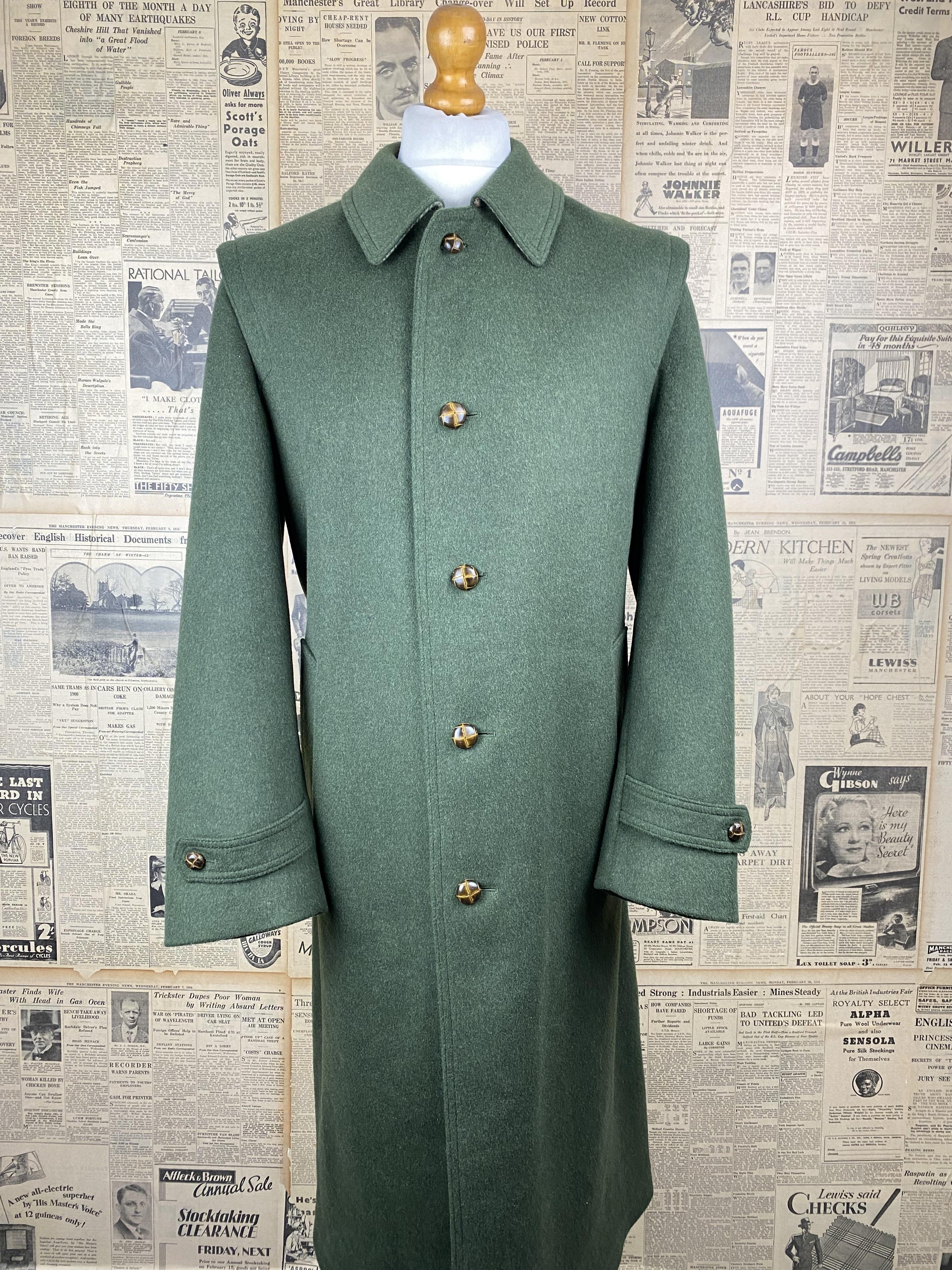 Classic hot sale loden coat