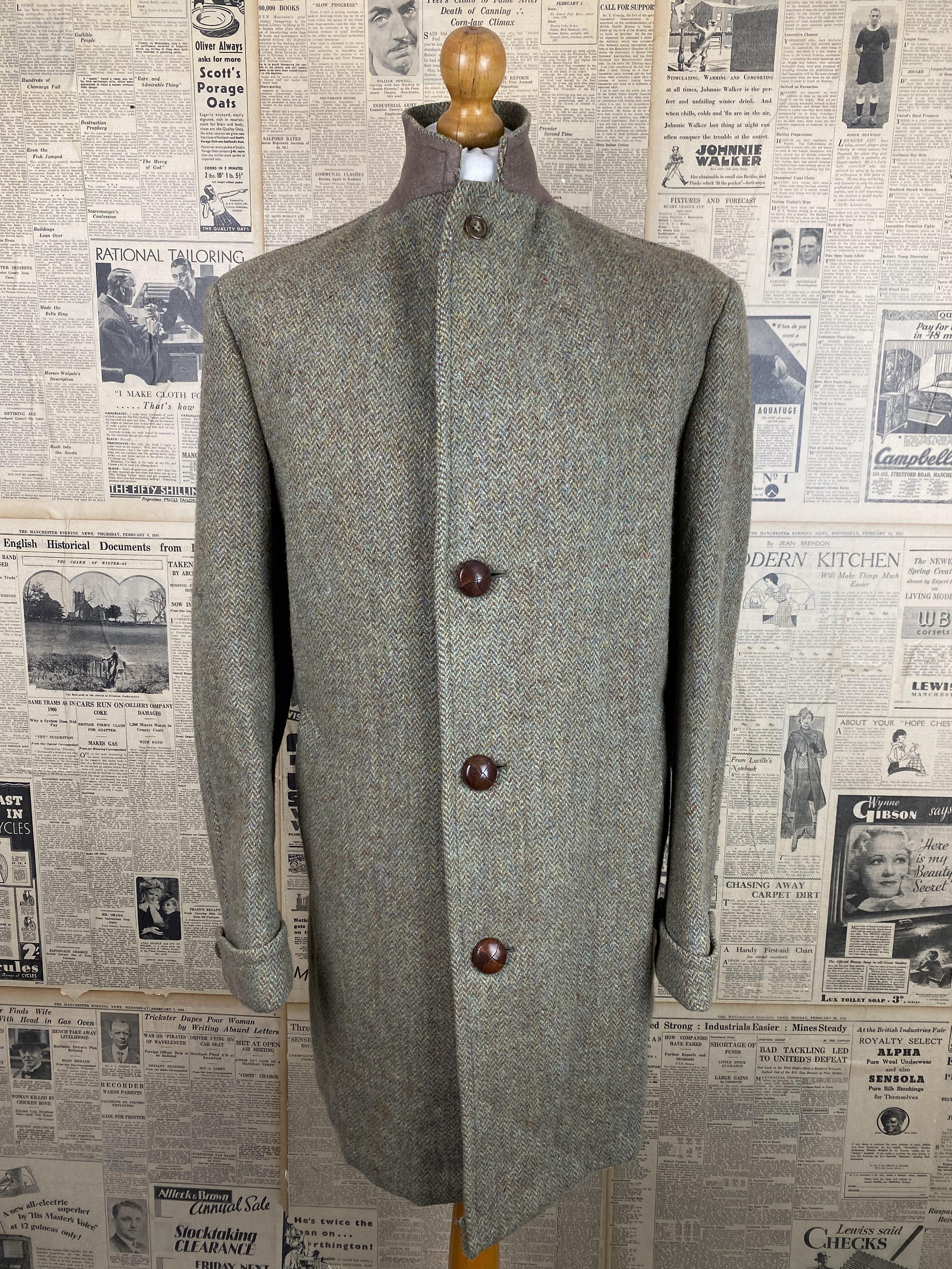 Harris tweed new arrivals topcoat