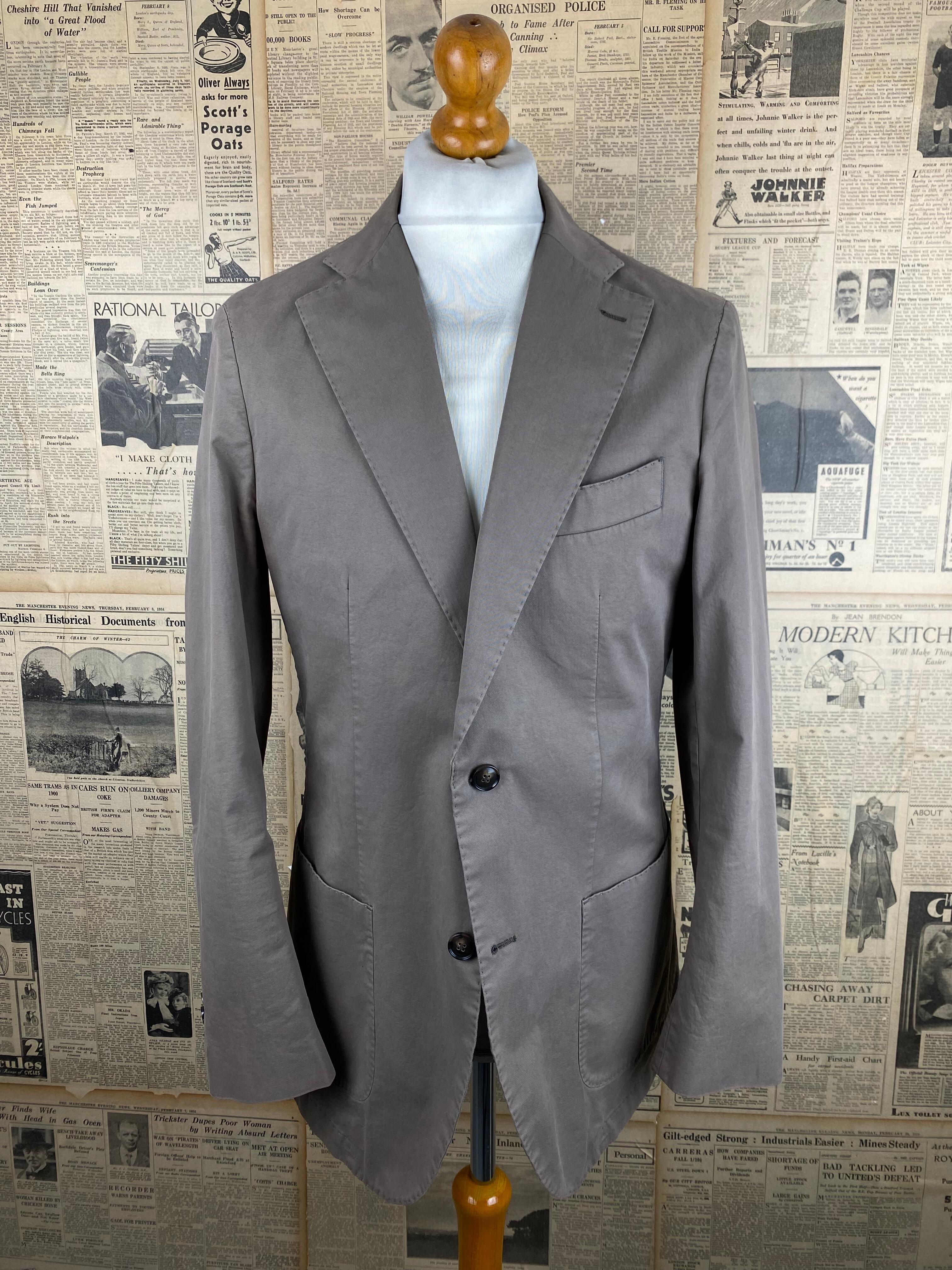 Suit supply stretch washable beige jacket size 38 40