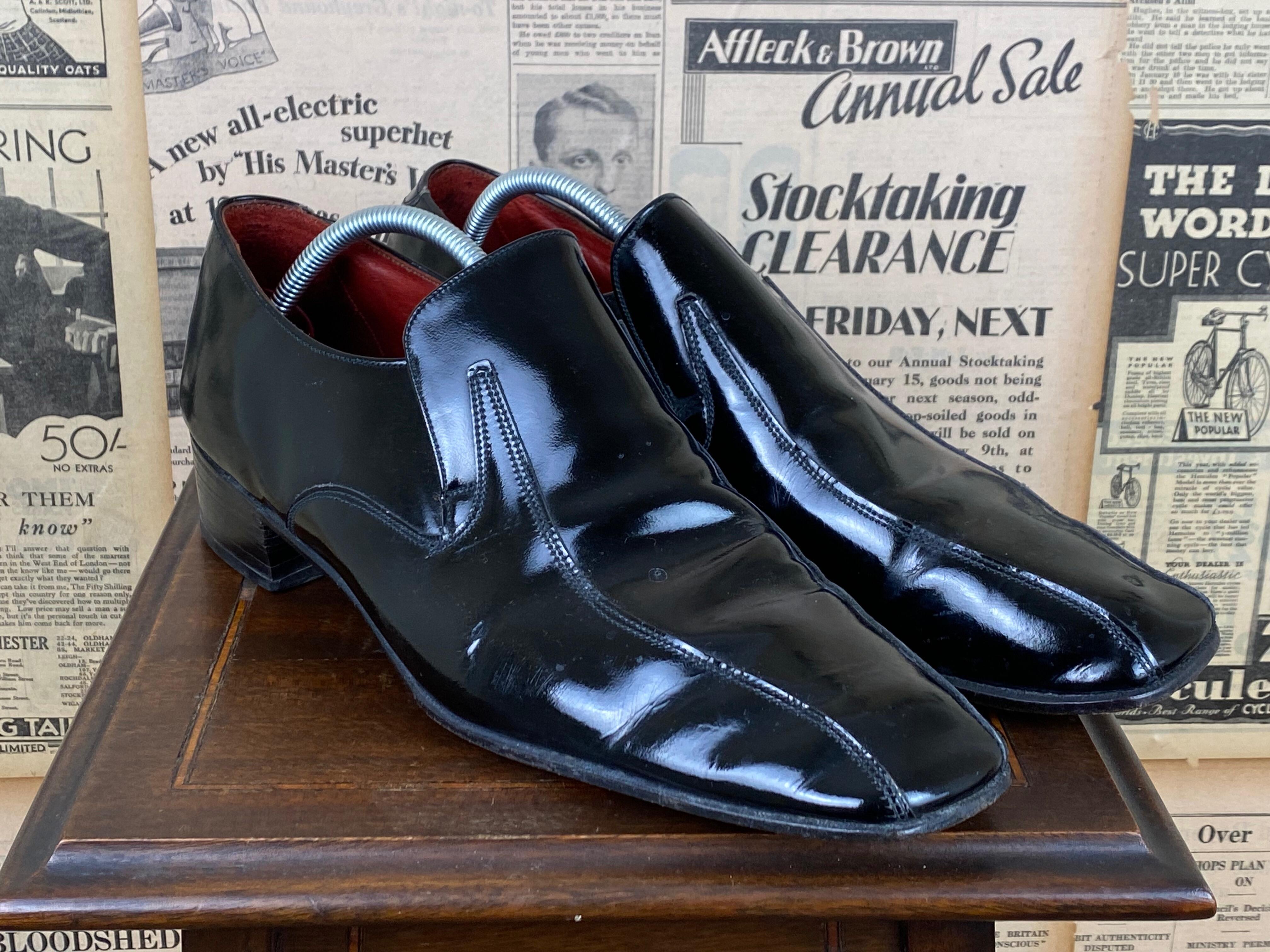 Loake black leather dress shoe size 10