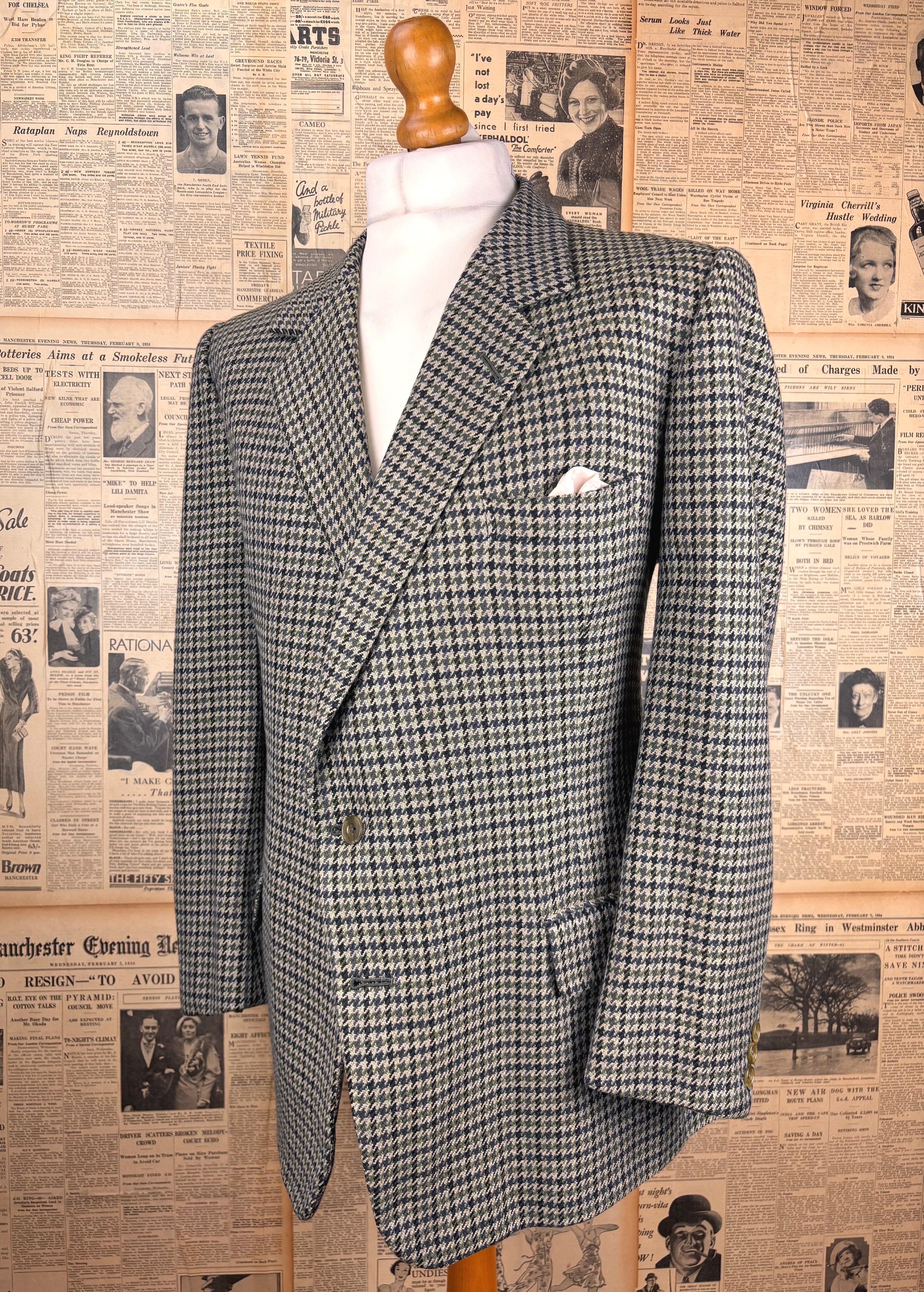 David J Voss cashmere blazer jacket size 46 reg