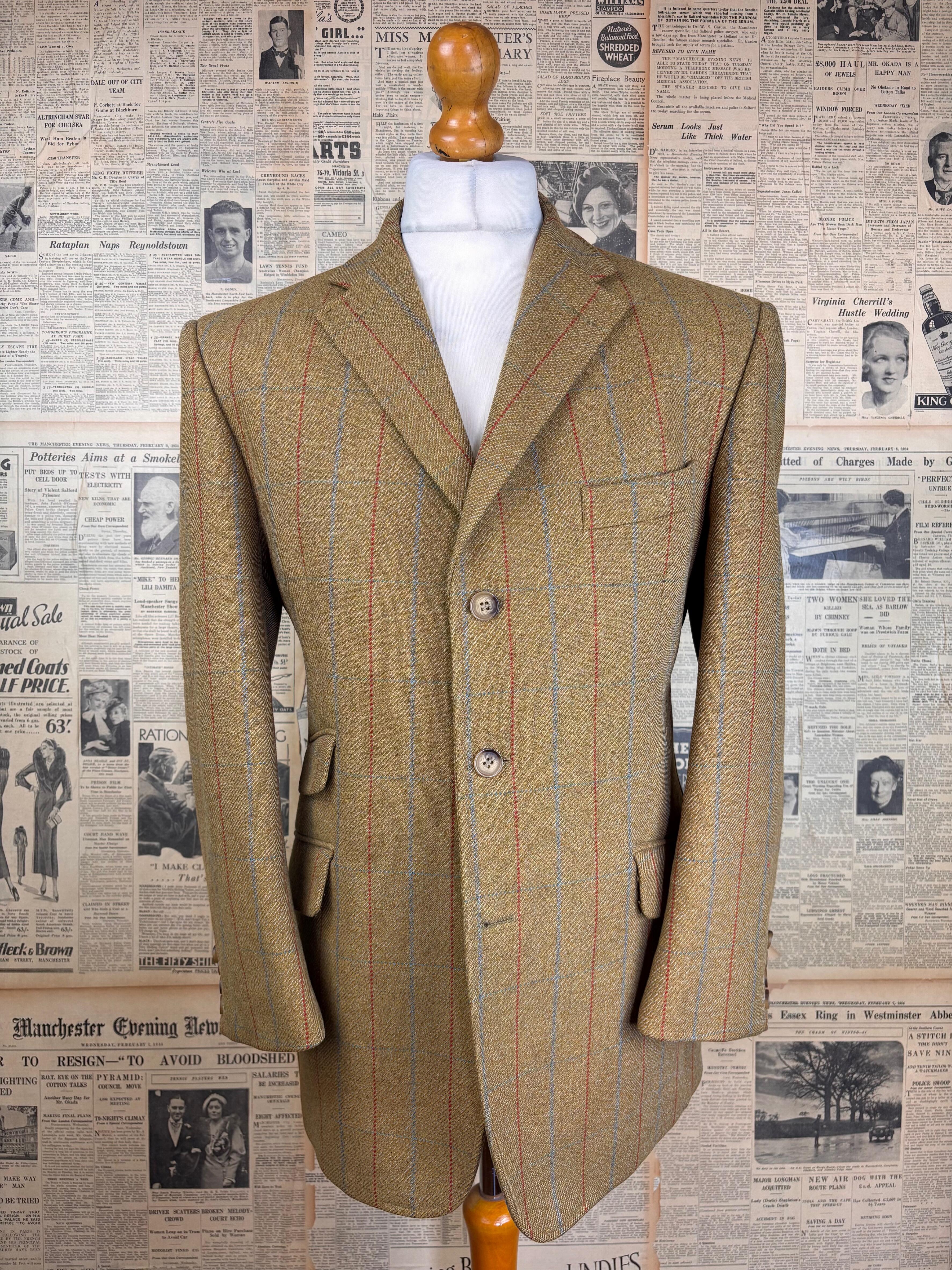 n*o様 Euro Vintage Tweed Coat Double Brea Maurice Sedwell 1962's tweed jacket size 40 long